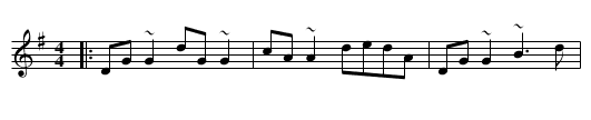 Bimid Ag Ol reel - staff notation