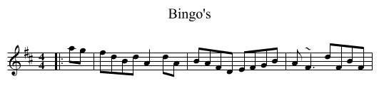 Bingo's - staff notation