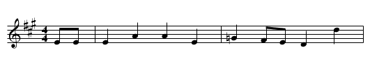 Binnorie - staff notation