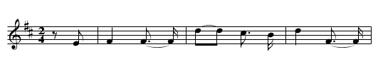 Binnorie - staff notation