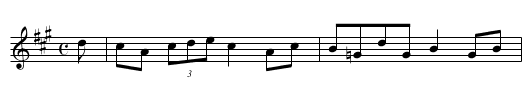 Biodag Ain M' Omish - staff notation