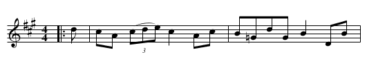 Biodag ain m'omish - staff notation