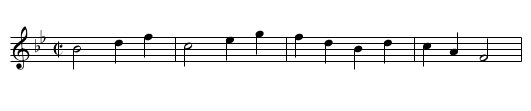 Bird Cage.  JJo6.46, The - staff notation