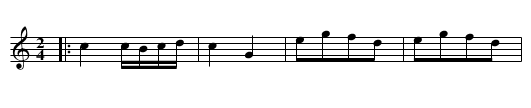 Bird Catchers, The  - staff notation