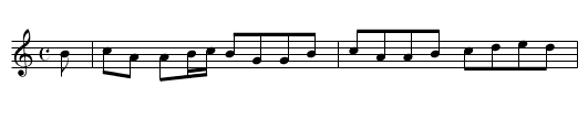 Bird in the Bush [2], The - staff notation