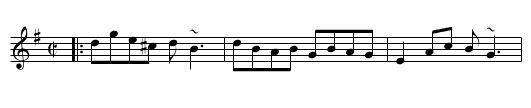 Bird in the Bush, The - staff notation
