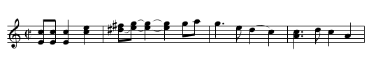 Birdie [2] - staff notation