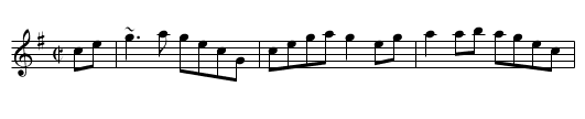 Bird's Hornpipe, The - staff notation