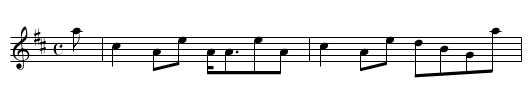 Birk Hall - staff notation