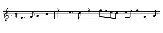Birkes of Ebergeldie - staff notation