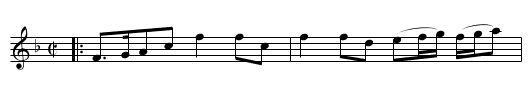 BIRKS OF ABERFELDY.     a Reel. - staff notation
