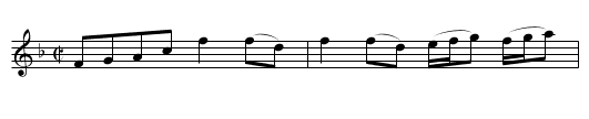 Birk's of Abergeldy, The  - staff notation