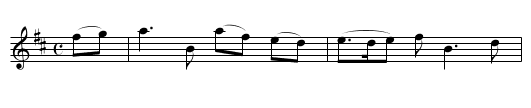 BIRKS OF INVERMAY, the  - staff notation