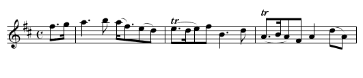 Birks of Invermay, The  - staff notation