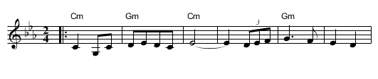 Bisdot Bet Lechem - staff notation