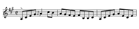 Bishop's Mitre (The) - staff notation