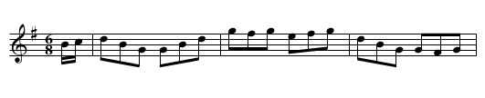 Bit of Ginger - staff notation