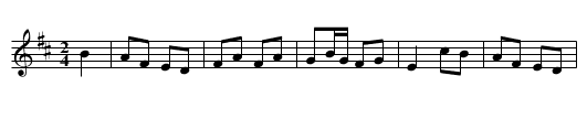 Bit of Shit, The - staff notation