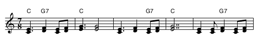 Bitola Moj Roden Kraj - staff notation