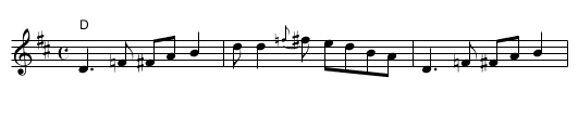 Bitten Ear, The - staff notation