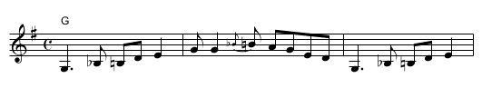 Bitten Ear, The - staff notation