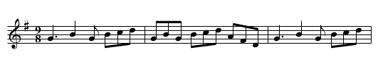 Black and Blue. ThoH.080 - staff notation