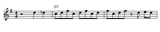 Black and White Rag - staff notation
