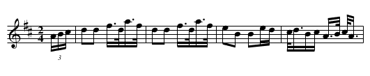 Black Bear, The - staff notation
