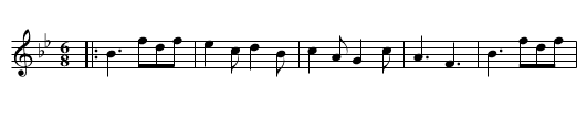 Black Boy, the  - staff notation