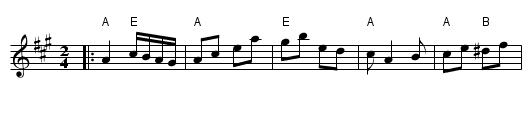 Black Boy - staff notation