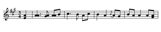 Black Hills Waltz - staff notation