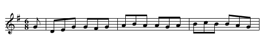 Black Jack (Andrew) - staff notation