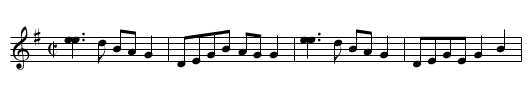 Black Jack Grove [2] - staff notation