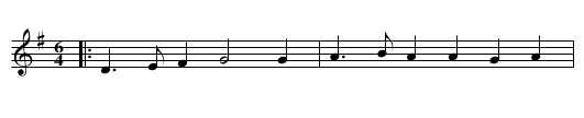 Black Joak - staff notation