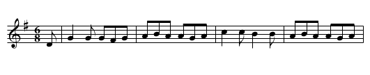 Black Joke, the  - staff notation