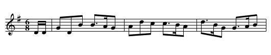 Black Lettered List, The - staff notation