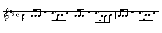 Black Mare [1], The - staff notation