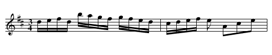 Black Mare and the Galloway - staff notation