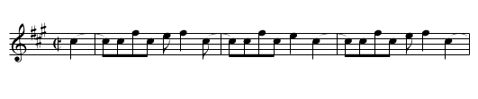Black Mountain Rag - staff notation