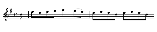 Black Mull, The  - staff notation