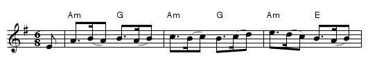 Black Nag, The  - staff notation
