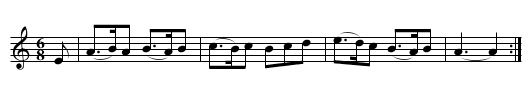BLACK NAG, the  - staff notation