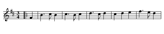 Black Nag - staff notation