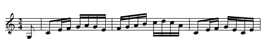 Black River - staff notation