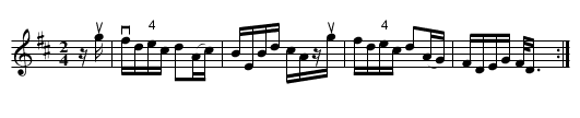 Black Sheep -- Jig - staff notation