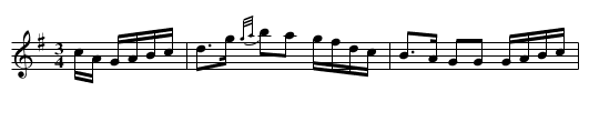 Black Slender Boy [3] - staff notation