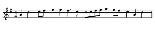 Black smiths Morris - staff notation