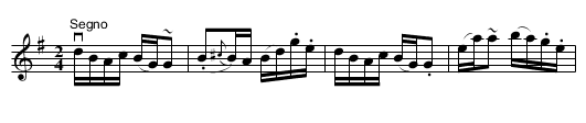 Blackberry Blossom -- Reel - staff notation