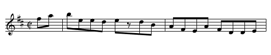Blackberry Blossom, The - staff notation