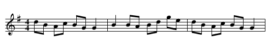 Blackberry Blossom - staff notation